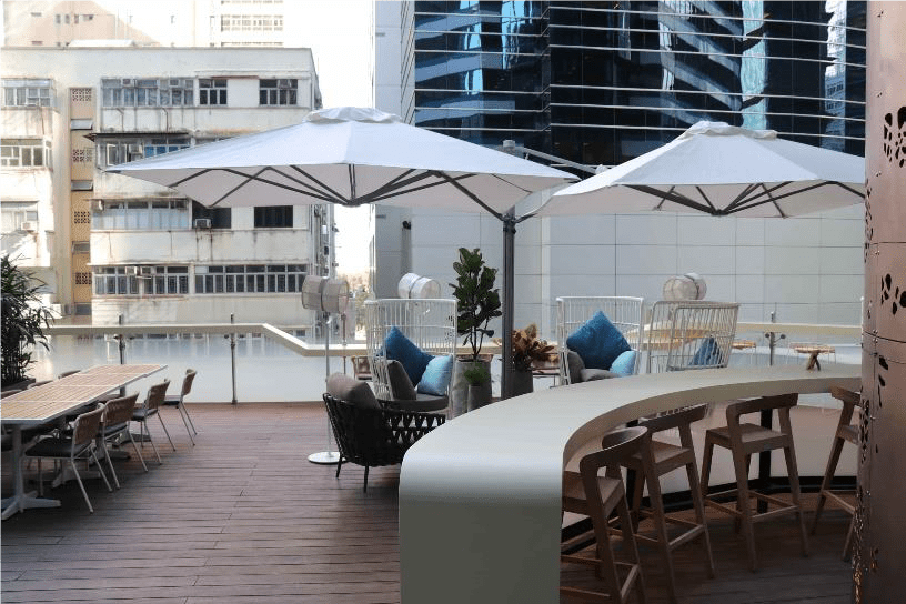 Outdoor Terrace Space Taikoo Place for Events Blueprint HK