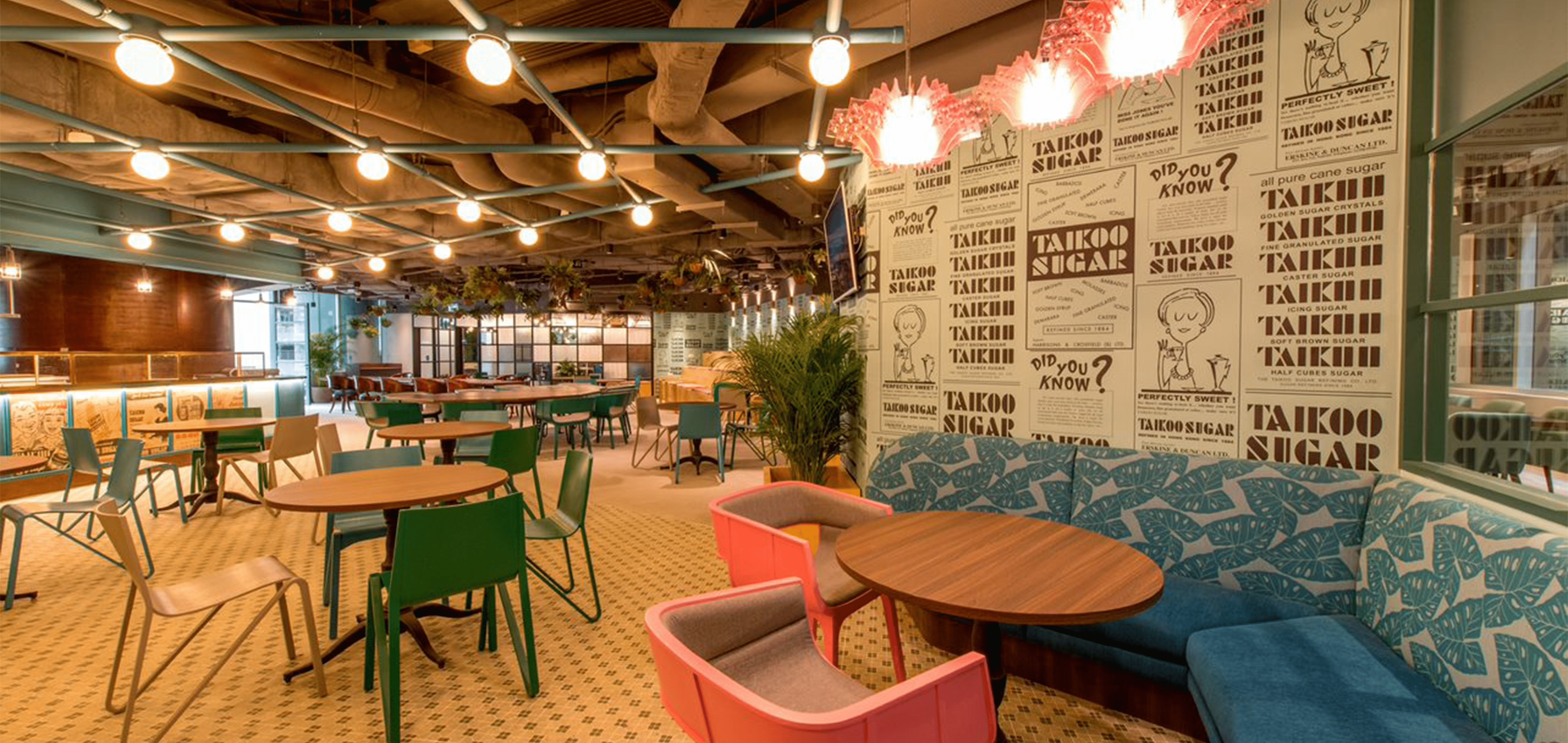 Café Space for Casual Events Blueprint HK