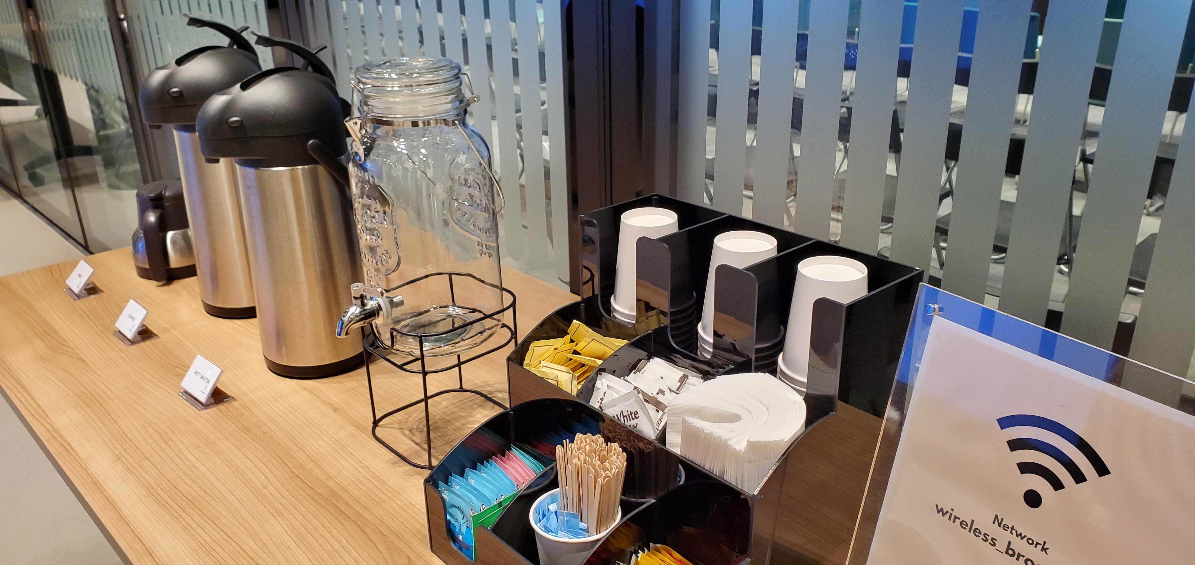 Event Amenities Beverage Station with Coffee and Tea Blueprint HK
