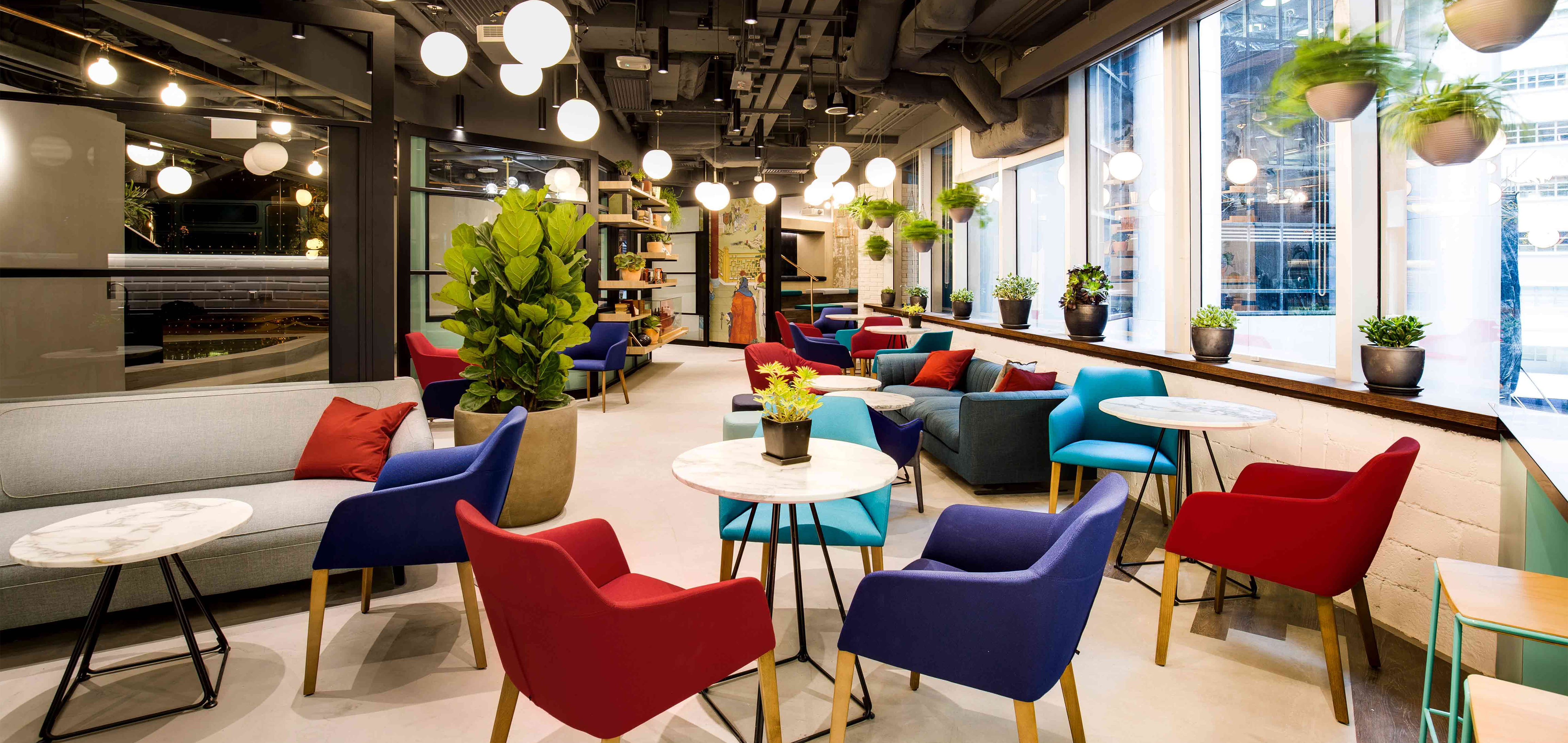 Lounge Space for Events and Coworking Blueprint HK
